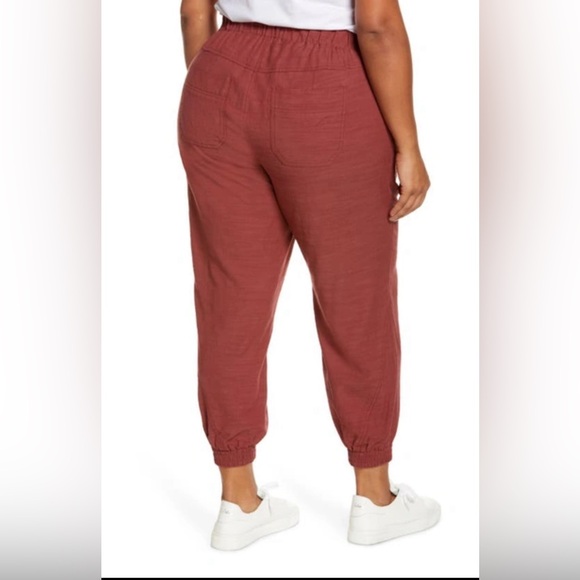 Wit & Wisdom Textured High Waist Joggers Apple Butter - Picture 2 of 6